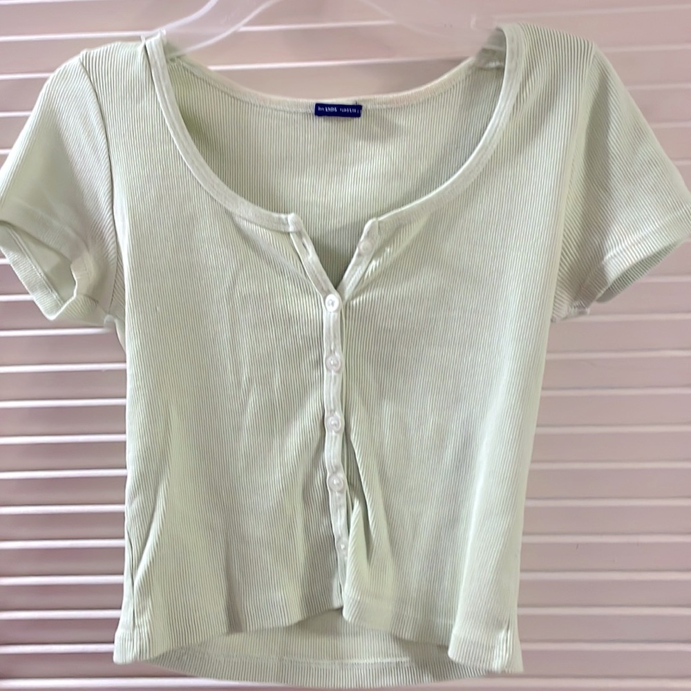 Brandy Melville Zelly top Green Small